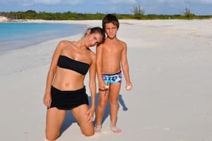 Valentín, el hijo de Romina Yan y Darío Giordano, asistió a los Premios Martín Fierro junto a su abuela, Cris Morena