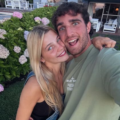 Valentín Yankelevich junto a su novia, Valentina Pastore