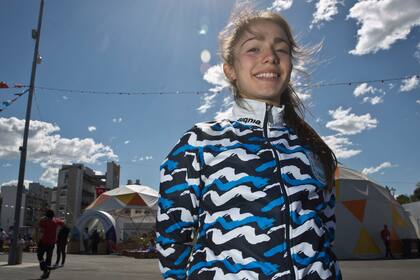 Valentina Aguado, con 17 años, sueña con llegar a Tokio 2020
