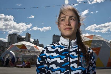 Valentina Aguado, con 17 años, sueña con llegar a Tokio 2020