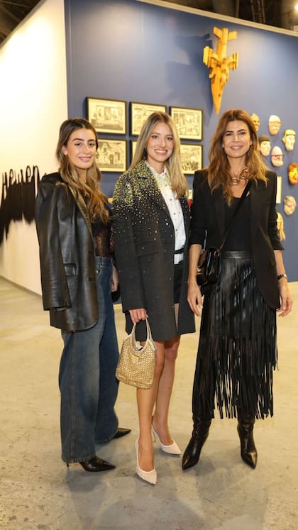 Valentina Barbier, Angie Landaburu y Juliana Awada