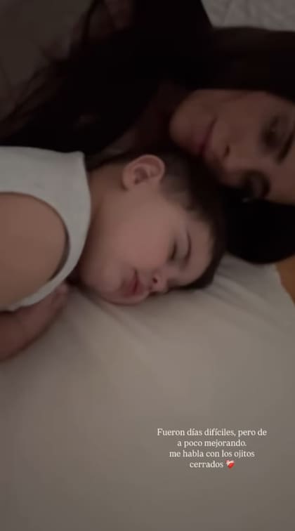 Valentina Cervantes reveló que su hijo Benjamín atravesó por un delicado problema de salud (Foto: Instagram @valucervantes)