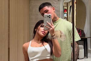 Valentina Cervantes volvió a Londres y nevó: así disfrutó del frío europeo con Enzo Fernández