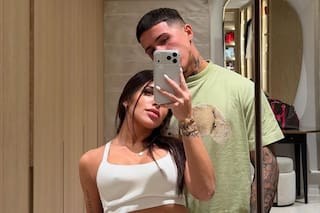 Valentina Cervantes volvió a Londres y nevó: así disfrutó del frío europeo con Enzo Fernández