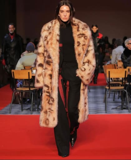 Valentina Ferrer en el desfile de KidSuper, en París