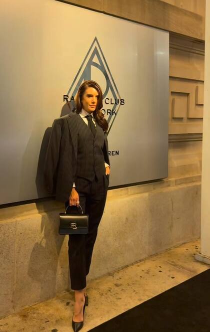 Valentina Ferrer en la presentación de Ralph Lauren en su legendario espacio de Madison Av.