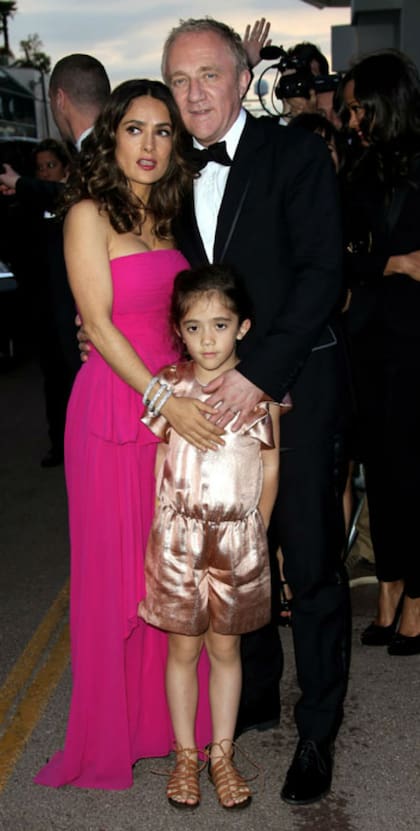 Valentina, la hija de Salma Hayek y Francois-Henri Pinault, también fue una estrella en Cannes