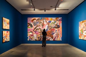 Valentina Quintero presenta su primera exposición en el Museo Moderno: en sus pinturas hay rastros de su danza