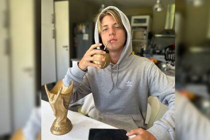 Valentino López está instalado en la Argentina (Foto Instagram @official_valentino.lopez)