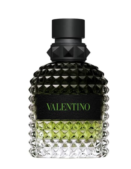 Valentino Uomo Born in Roma Green Stravaganza fue creado por Nathalie Lorson y Olivier Cresp y se lanzó en 2024