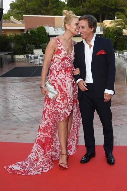 Valeria brilló con un vestido con estampa floral de la firma Twinset, que combinó con sandalias de Sarkany, en el segundo día de Filming Italy
