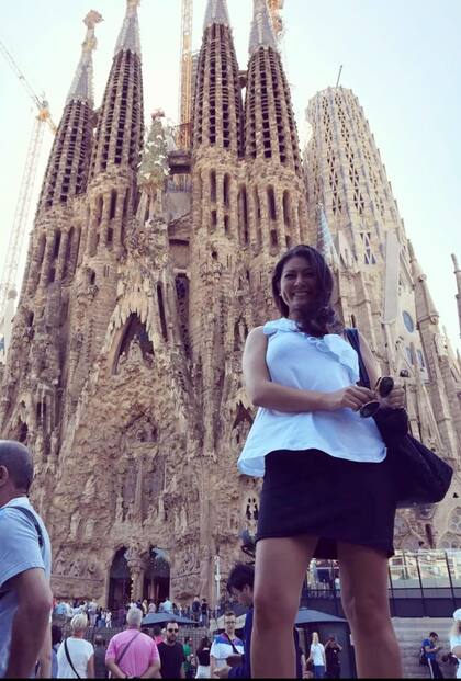 Valeria en Sagrada Familia, año 2019.