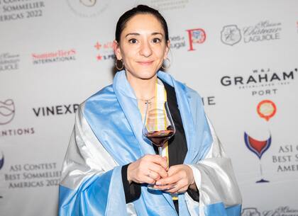 Valeria Gamper, ganadora.