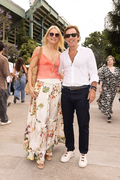 Valeria Mazza y Alejandro Gravier jamás se pierden una final del Abierto