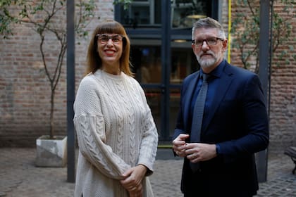 Valeria Schapira y Luis Novaresio, en una charla que la periodista calificó como "sanadora".