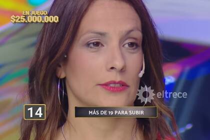 Valeria tuvo una gran actuación en Los 8 escalones (Foto: Captura de TV / eltrece)