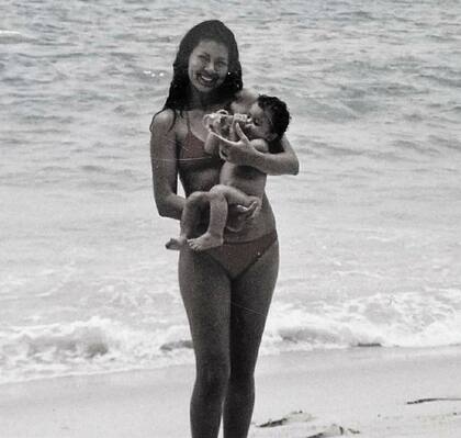 Valeria y su hija, Stephanie, en Tailandia.