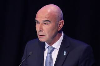 Juan José Gómez Centurión, en el debate: enfocado en el "orden público"