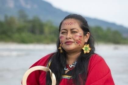 "Vamos a seguir siempre defendiendo nuestro territorio con nuestra vida", aseguró Alexandra Narváez