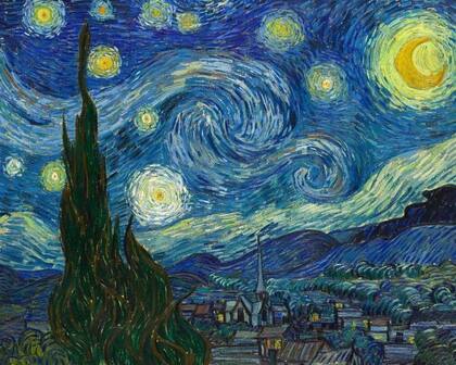 Van Gogh pintó "La noche estrellada" mientras estaba hospitalizado Saint-Remy, Francia, en 1889