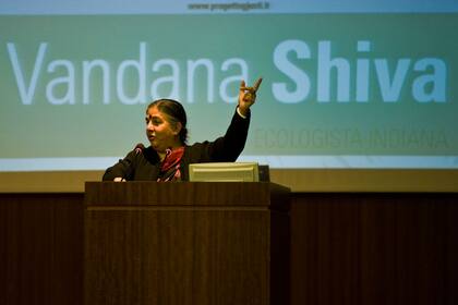 Vandana Shiva en acción. Foto: LatinStock