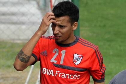 Vangioni, con los colores de River; por ahora, no vuelve al club