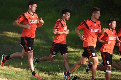 Vangioni se entrena desde el jueves otra vez con sus compañeros