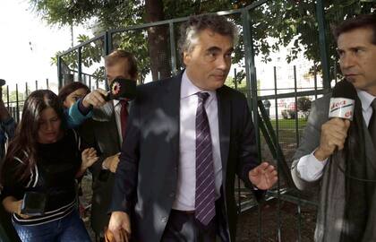 Vanoli, al ingresar a los tribunales de Comodoro Py