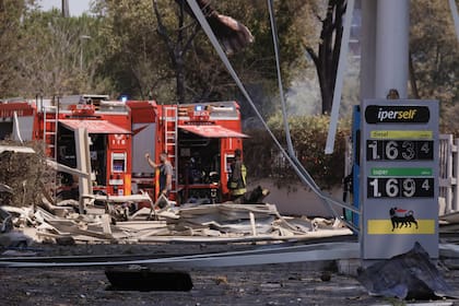 Varias dotaciones de bomberos acudieron al lugar