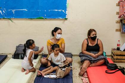 Varias personas se auto evacuaron antes de la llegada del huracán