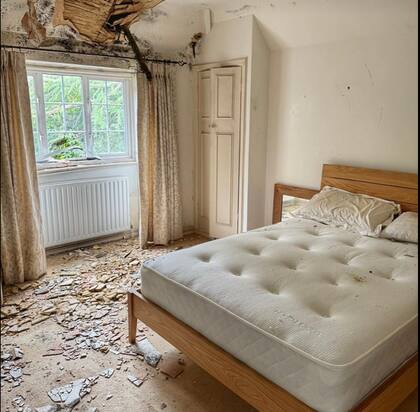 Varios sectores de la casa permanecían en muy mal estado (Foto: @shell_exploresuk)