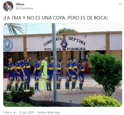 Varios usuarios jugaron con la frustrada posibilidad de la séptima Libertadores de Boca.