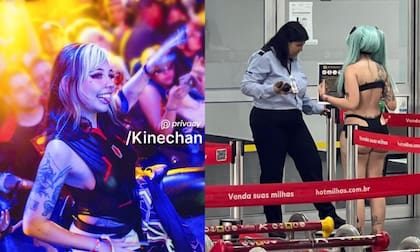 Varios usuarios le dieron la razón al personal de seguridad del aeropuerto (Foto: Tomada del Instagram Kine Chan)