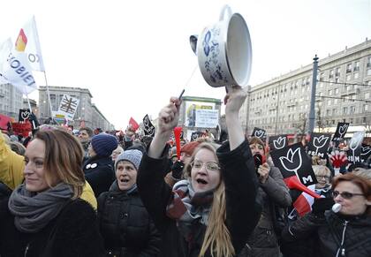 Varsovia - Polonia se movilizó contra la violencia de género