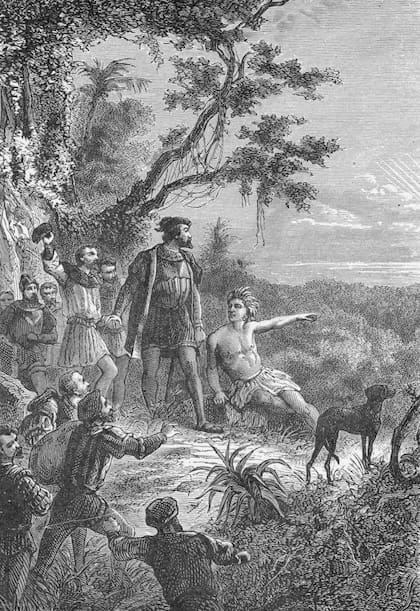 Vasco Núñez de Balboa se reservó el derecho de ver por primera vez el Pacífico junto a su perro.