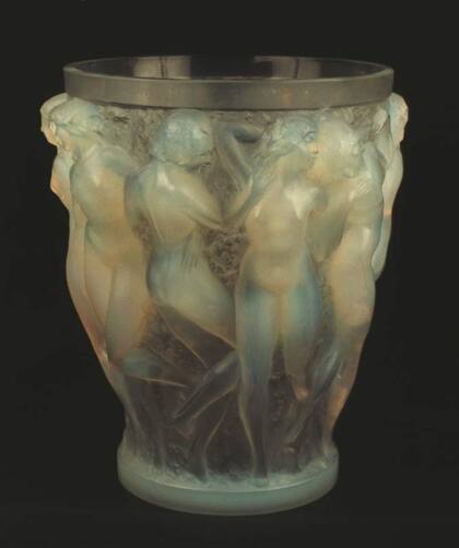 Vaso Bacantes, René Lalique, siglo XX