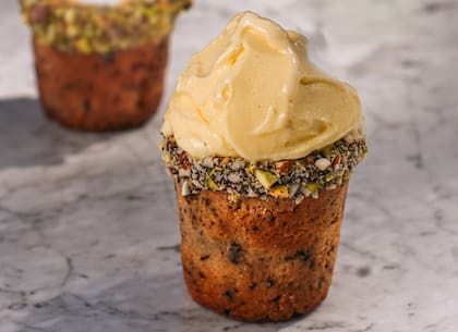 Vaso de cookie con helado de Ciro