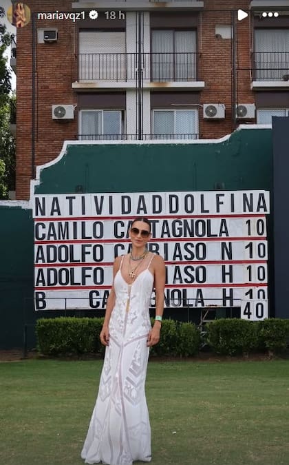 Vázquez deslumbró con un sensual look en medio de una jornada repleta de emociones