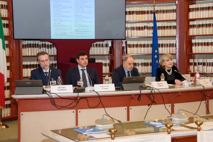 Como Presidente de AUCI junto a AGIS, el 18 de octubre, organizó un seminario sobre ciudadanía italiana en la Cámara de Diputados siendo además disertante. Foto: @teresamancini