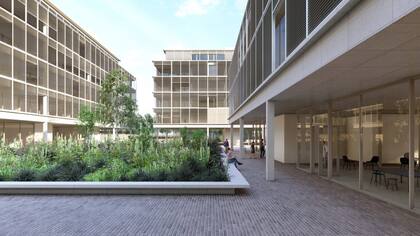 Vecino al Malba y al bosque, L levantará tres edificios con 120 unidades y plantas bajas de locales comerciales
