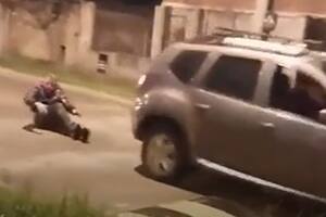 Qué dijo el vecino acusado de arrastrar con su auto a un presunto delincuente