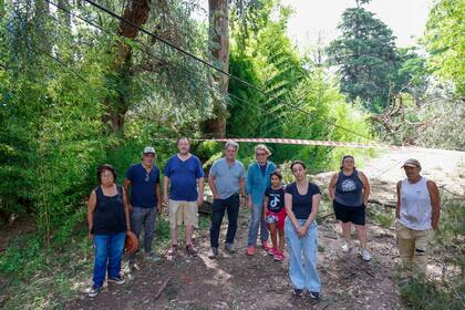 Vecinos del barrio Maryvon