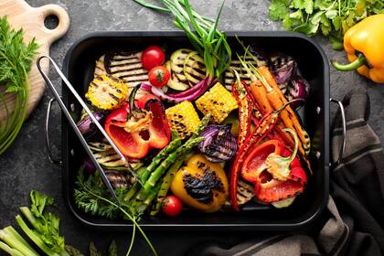 Vegetales a la parrilla.