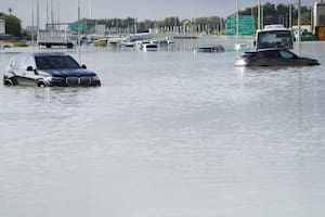 Tras las intensas lluvias las calles colapsaron de agua