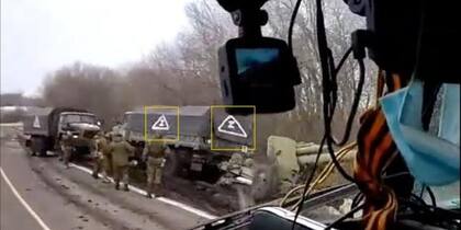 Vehículos del Ejército de Rusia en Ucrania