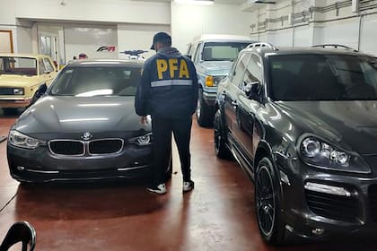 Vehículos incautados por la Policía Federal en Mar del Plata