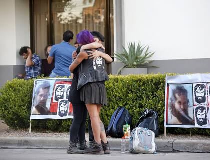 Velatorio de Santiago Maldonado en 25 de mayo, provincia de Buenos Aires. 25/11/17