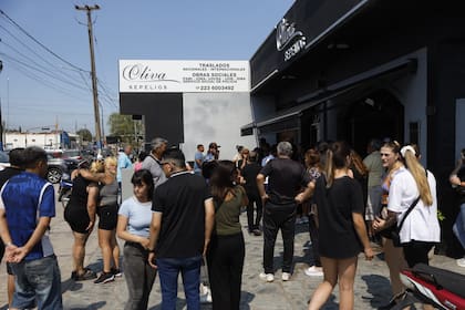 Velorio de Matías Paredes, asesinado por la policía en Mar del Plata