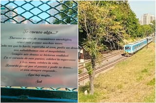 El cartel viral en un puente de Colegiales que generó una ola de reacciones en las redes: “Recordá pedir tu deseo”