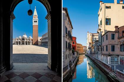 Venecia como nunca antes: vacía.